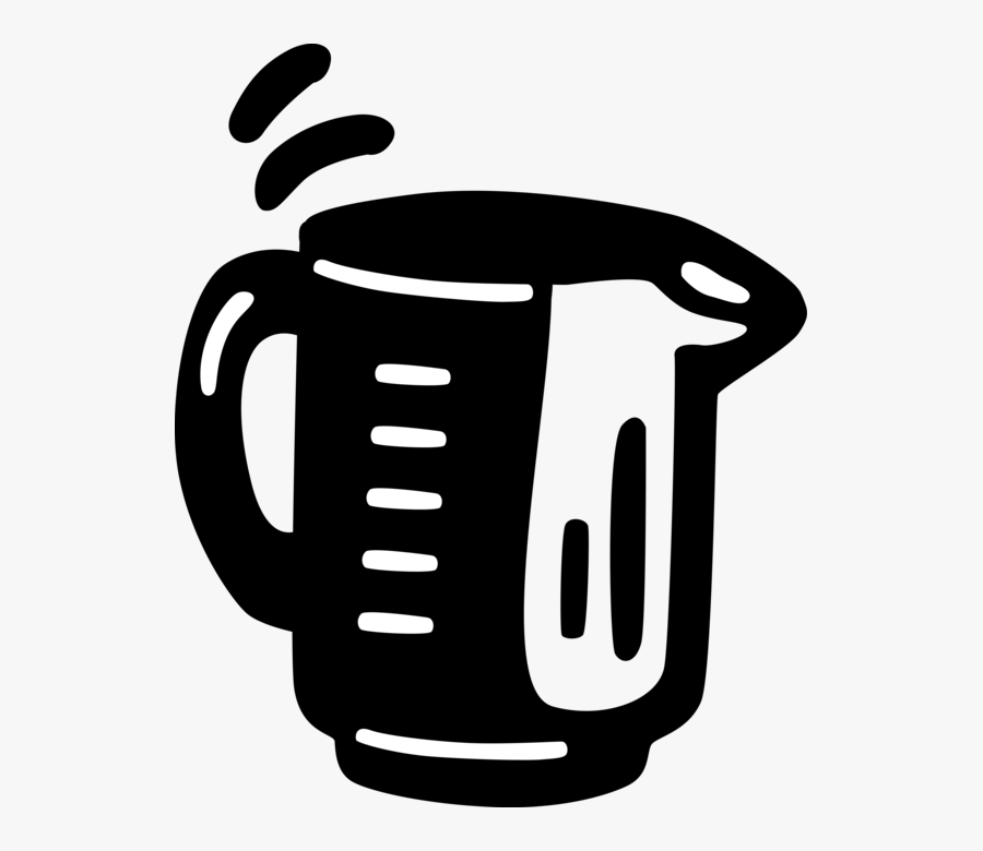 Vector Illustration Of Kitchen Utensil Measuring Cup, Transparent Clipart