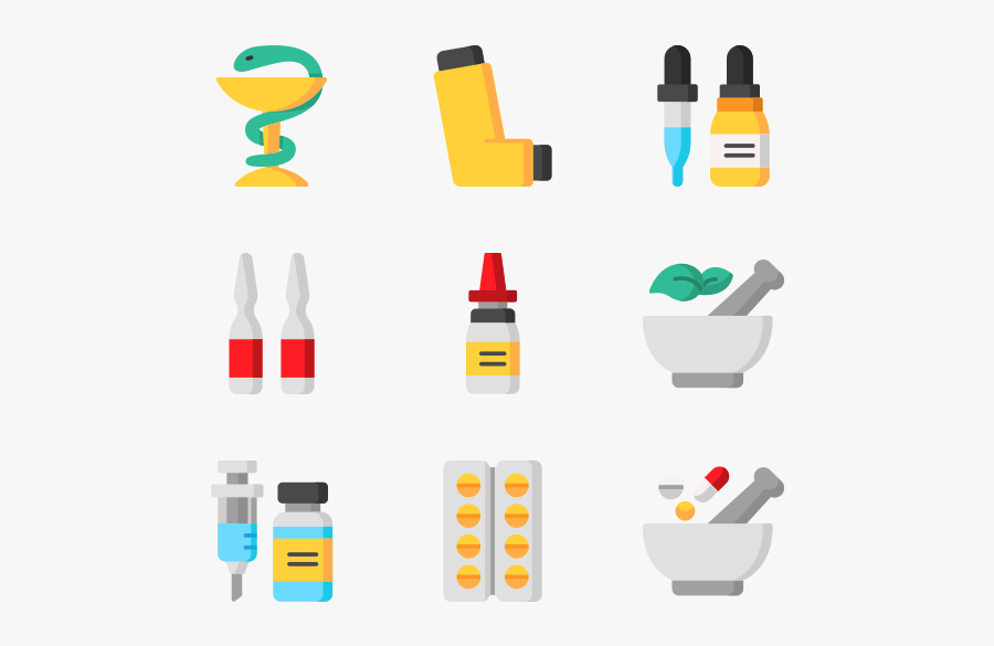 Pharmacy - Pharmacy Icons Vector, Transparent Clipart