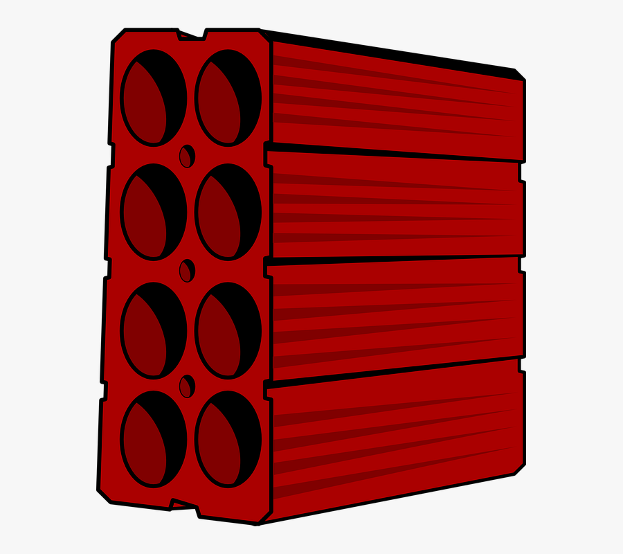 Brick, Clinker, Wall, Texture, Architecture, Red, Clay - Construction Clip Art, Transparent Clipart