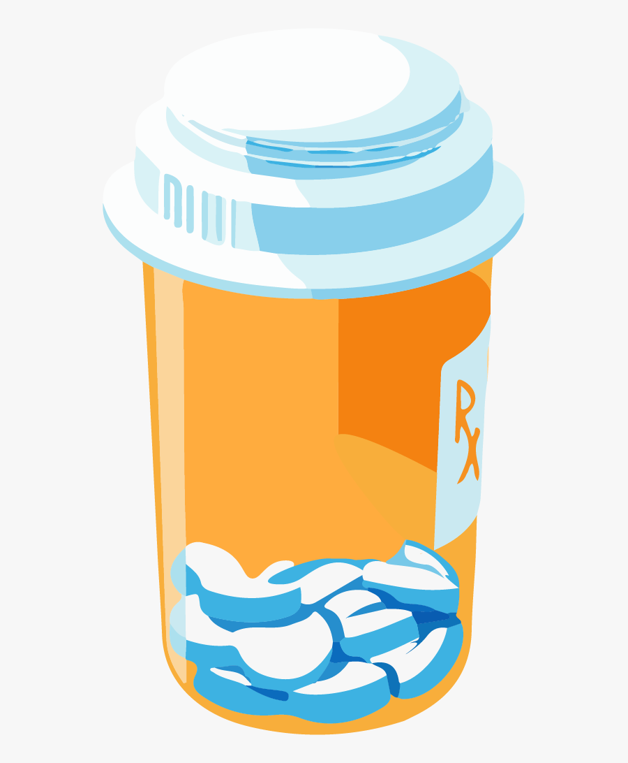 Rmd Pill Bottle, Transparent Clipart