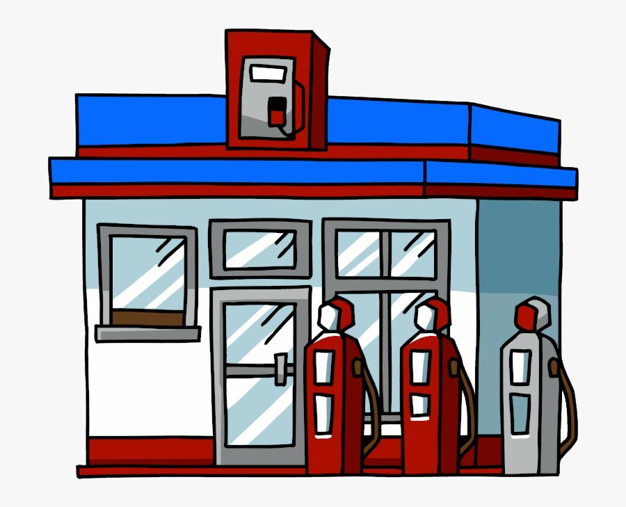 Petrol Pump Png Image Background - Gasoline Station Clipart Png, Transparent Clipart