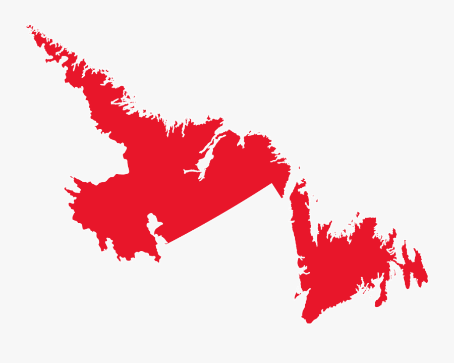 Newfoundland And Laborador - Atlantic Canada Map Png, Transparent Clipart