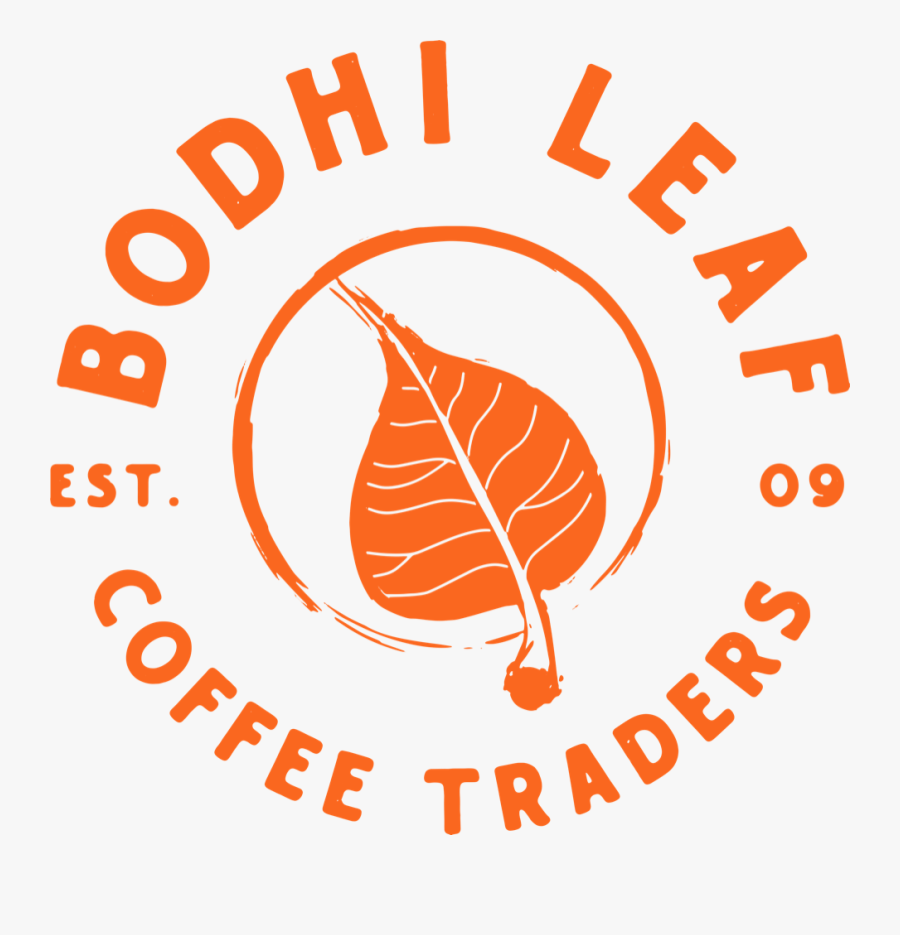 Bodhi Leaf Coffee Logo, Transparent Clipart