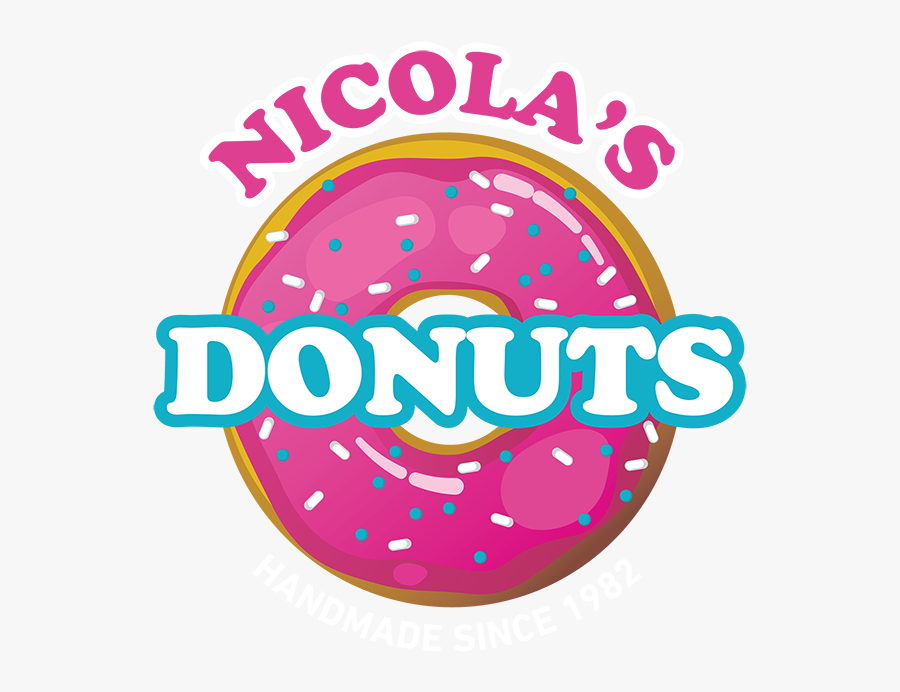 Donuts Logo, Transparent Clipart