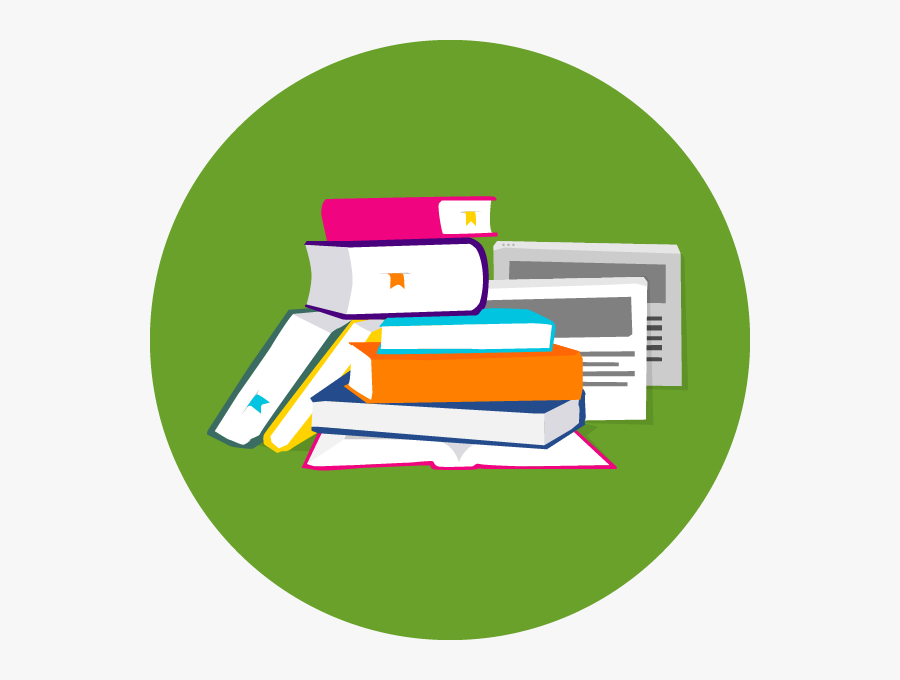 Book In Circle Clipart Png, Transparent Clipart