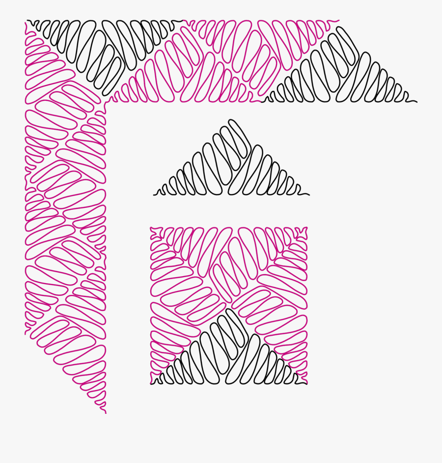 Transparent Triangle Design Png - Line Art, Transparent Clipart