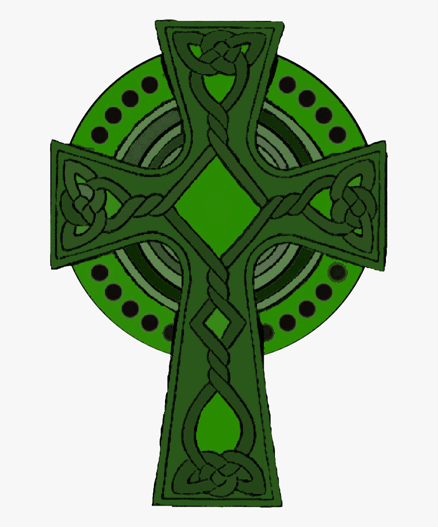 #celtic #celt #green #cross #celtics #celticcross #celticknot - Cross, Transparent Clipart