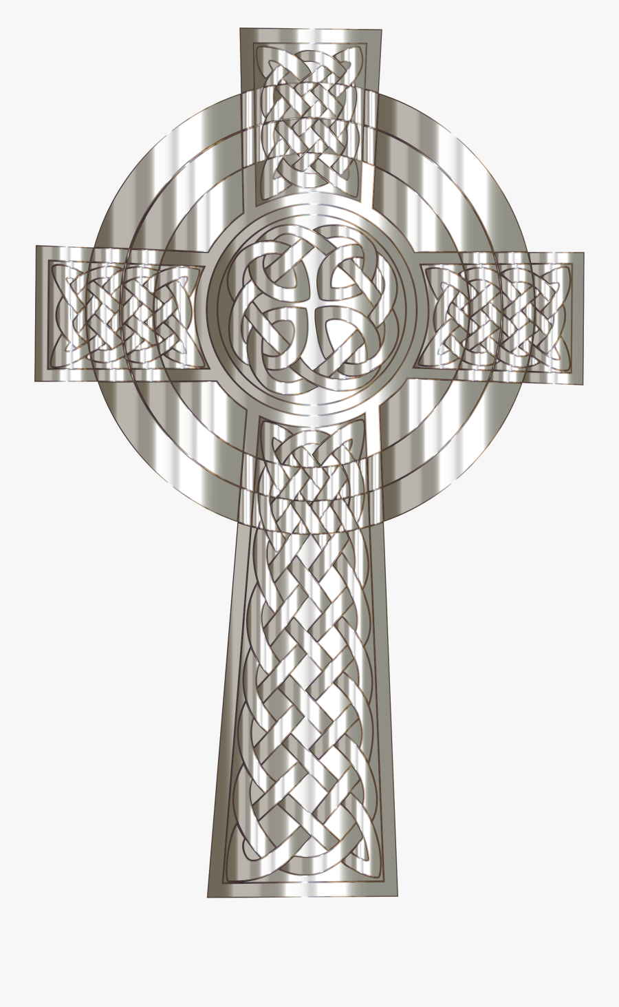 Silver Celtic Cross Clip Arts - Cross, Transparent Clipart