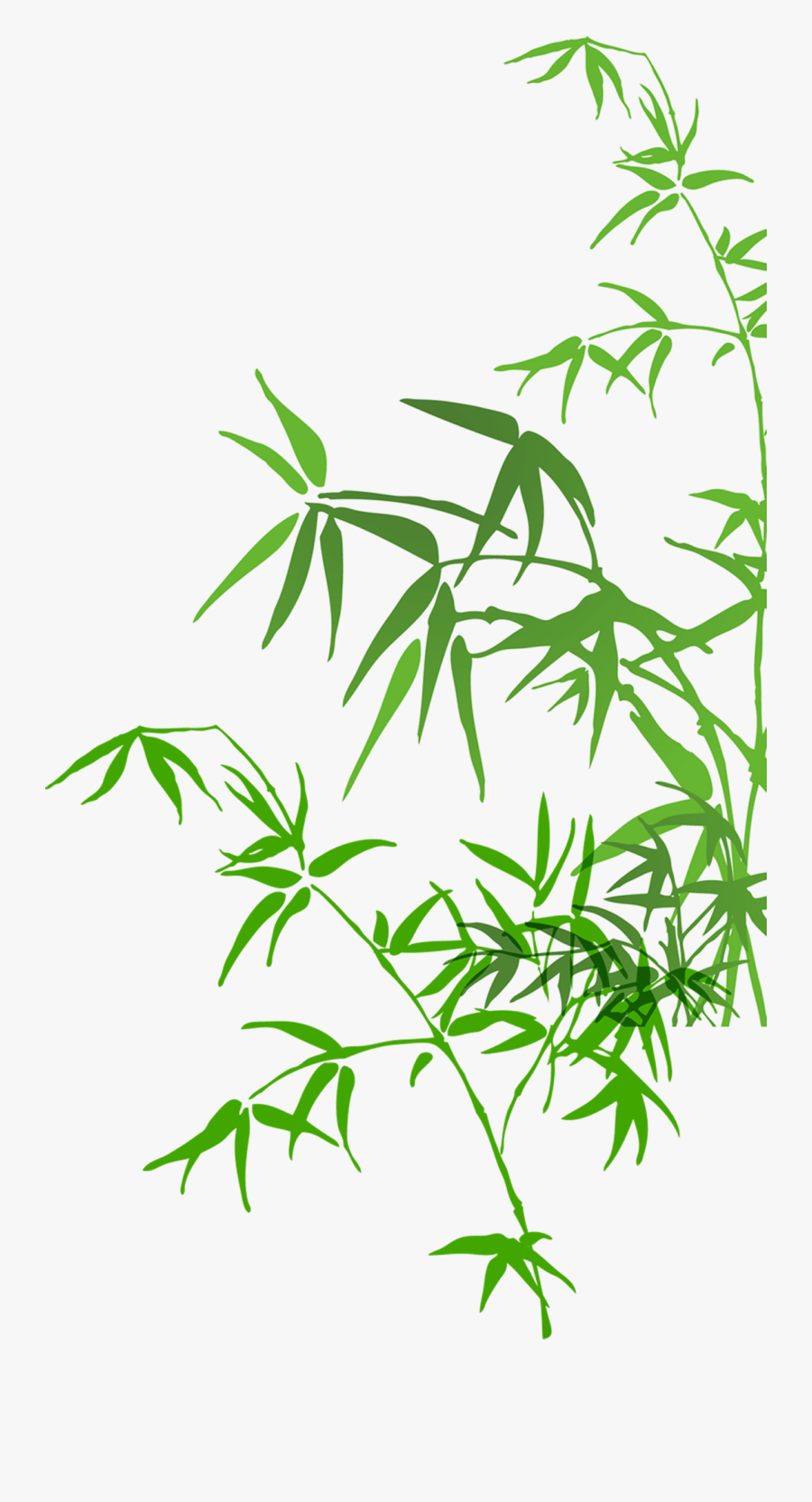 Watercolor Bamboo Painting Png File Hd Clipart - Painting Bamboo Leaf Watercolor, Transparent Clipart