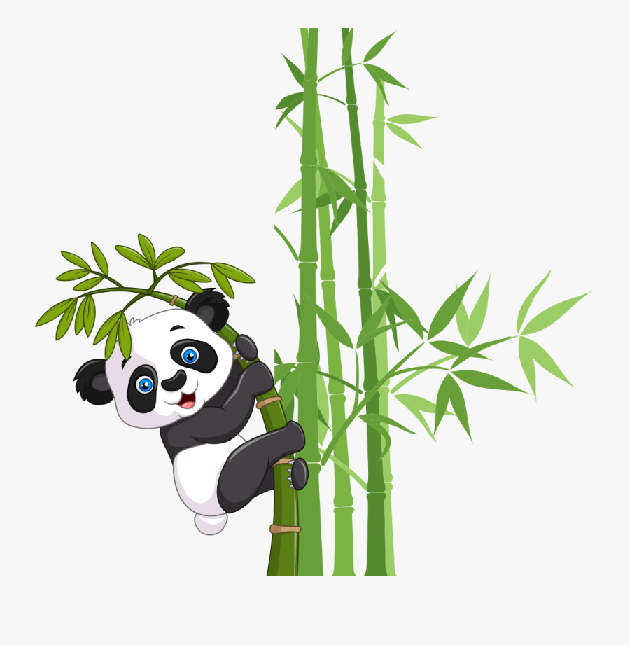 Collection Of Free Panda Transparent Bamboo Download - Cute Cartoon Baby Pandas, Transparent Clipart