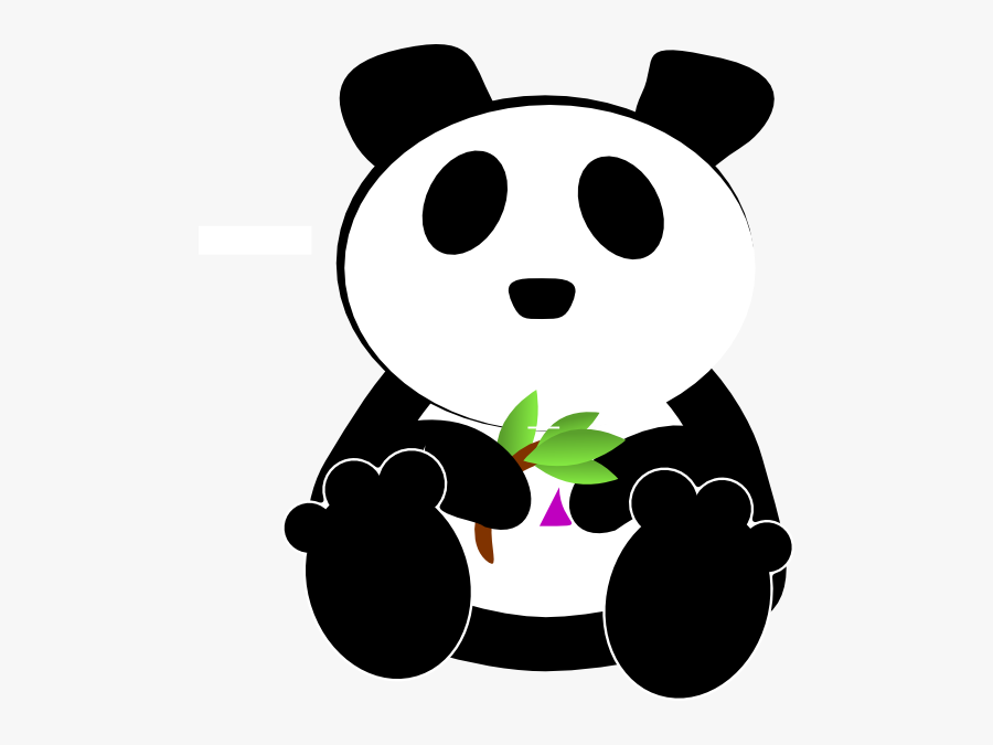 Cartoon Panda, Transparent Clipart