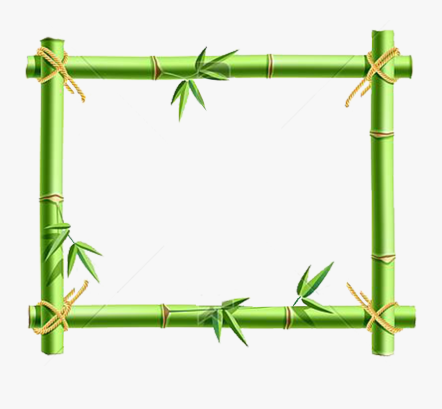 Transparent Bamboo Clip Art - Transparent Background Clipart Bamboo Frame, Transparent Clipart