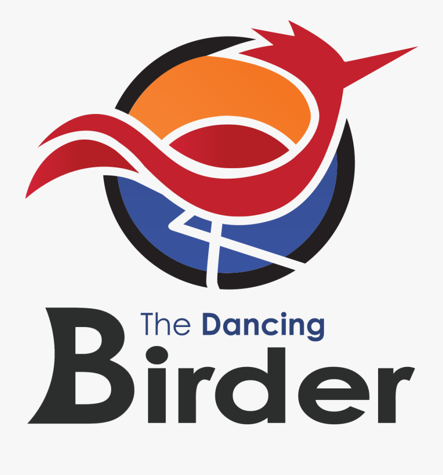 The Dancing Birder - Graphic Design, Transparent Clipart