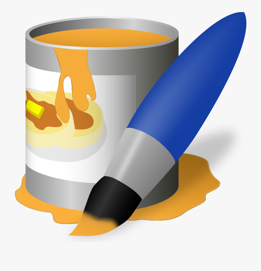 Paintbrush Clipart Simple - Paint Brush, Transparent Clipart