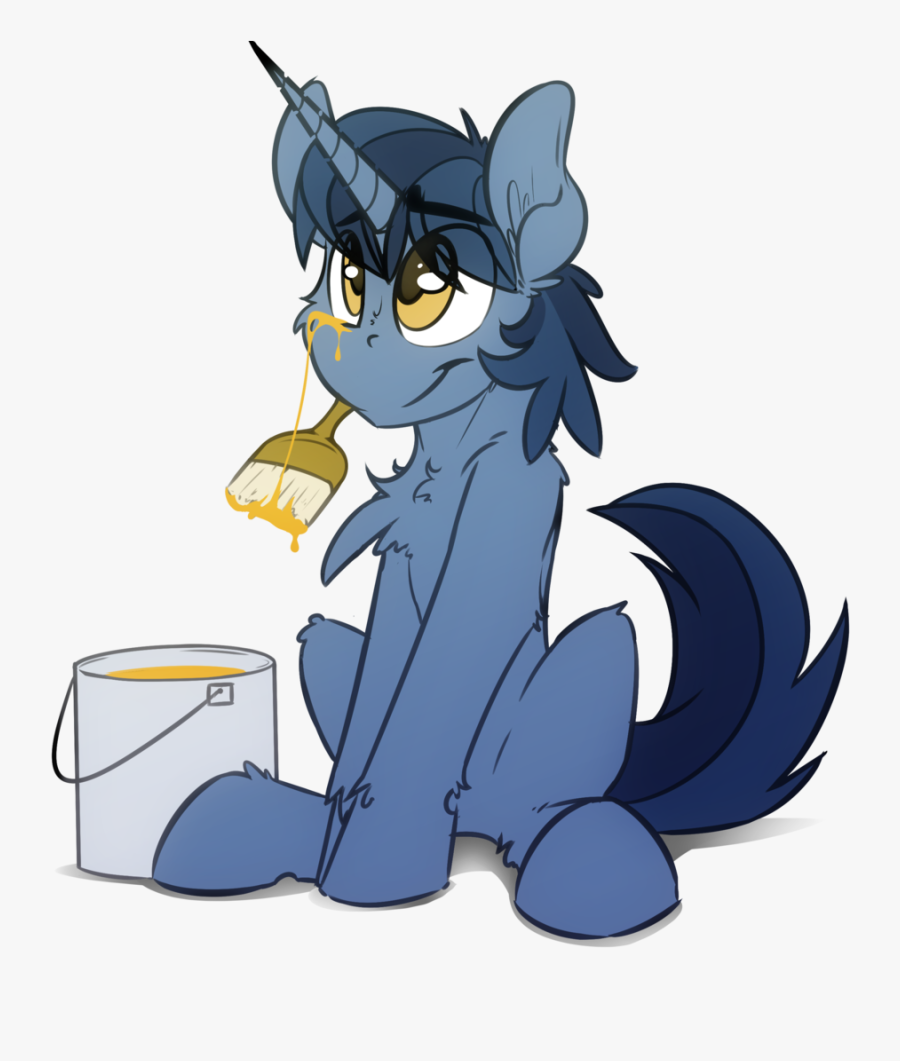 Paint Brush Clipart Cute - Cartoon, Transparent Clipart