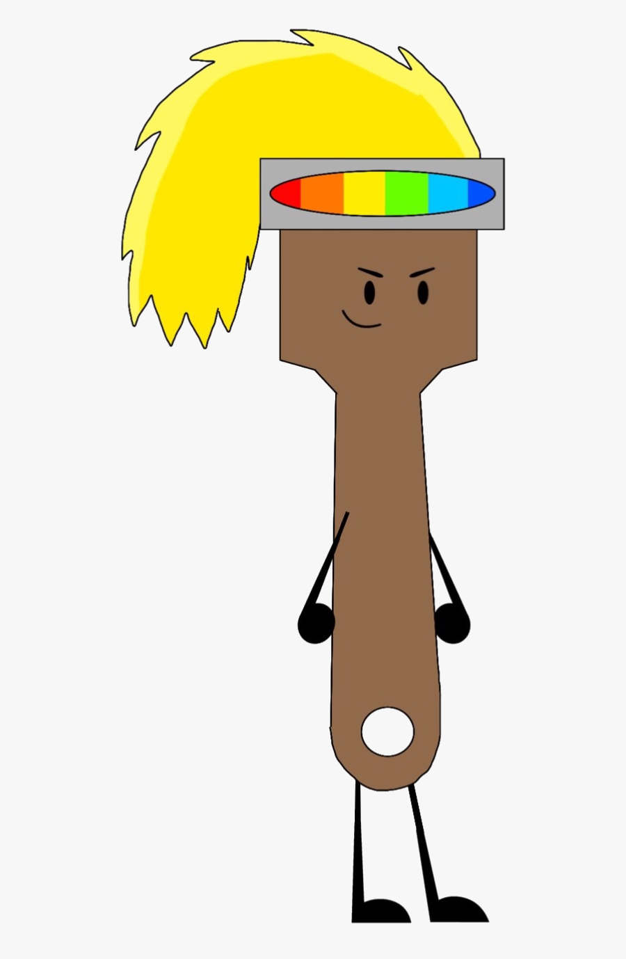 Mega Fanmade Object Paintbrush By Sugar Creatorofsfdi - Paintbrush Object, Transparent Clipart