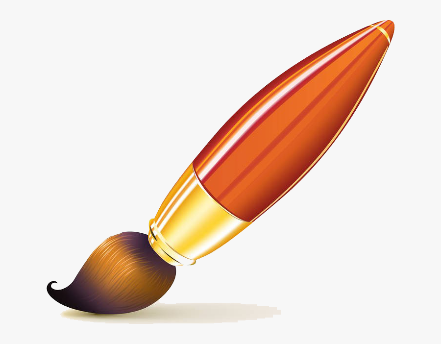 Clip Art Painting Hand Painted Brush - Transparent Paint Brush Cartoon, Transparent Clipart