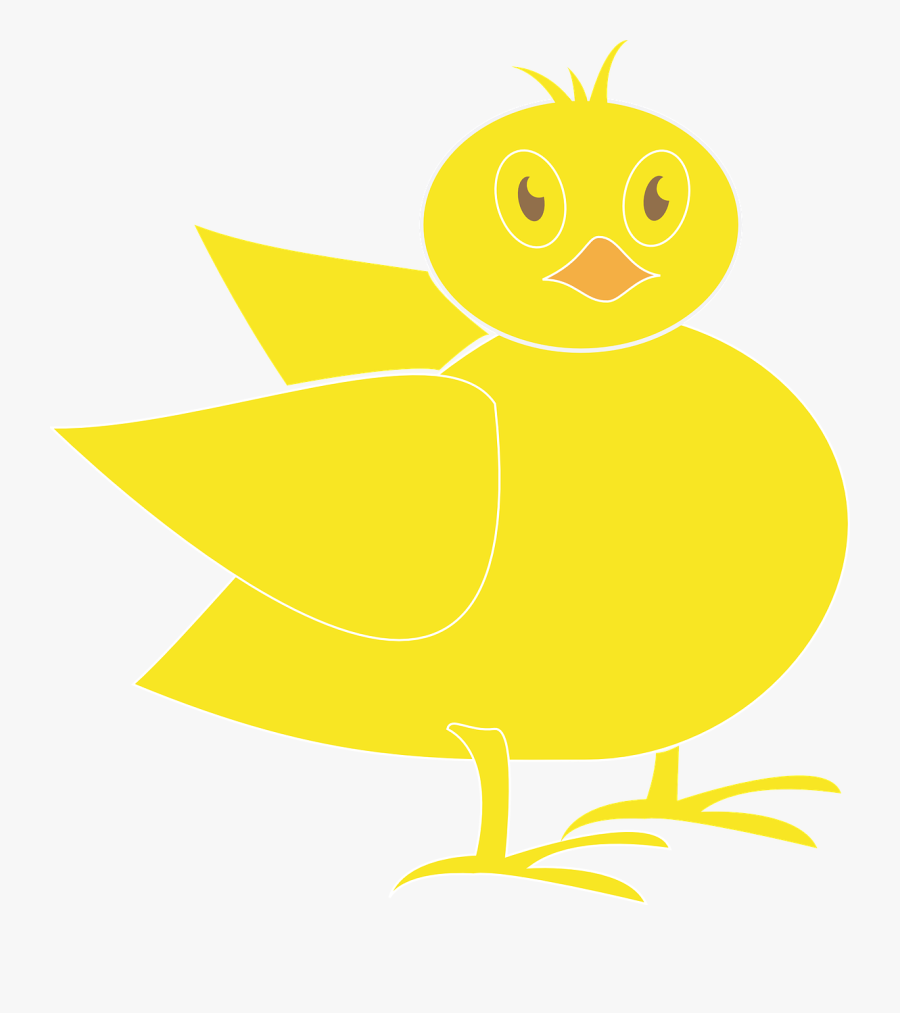 Chick Baby Bird - Cartoon, Transparent Clipart
