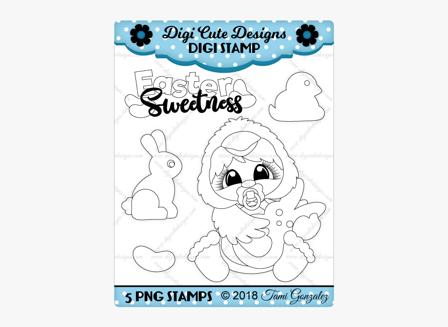 Easter Baby Chick Digi Stamp-easter, Baby, Chick, Peep, - Independence Day, Transparent Clipart