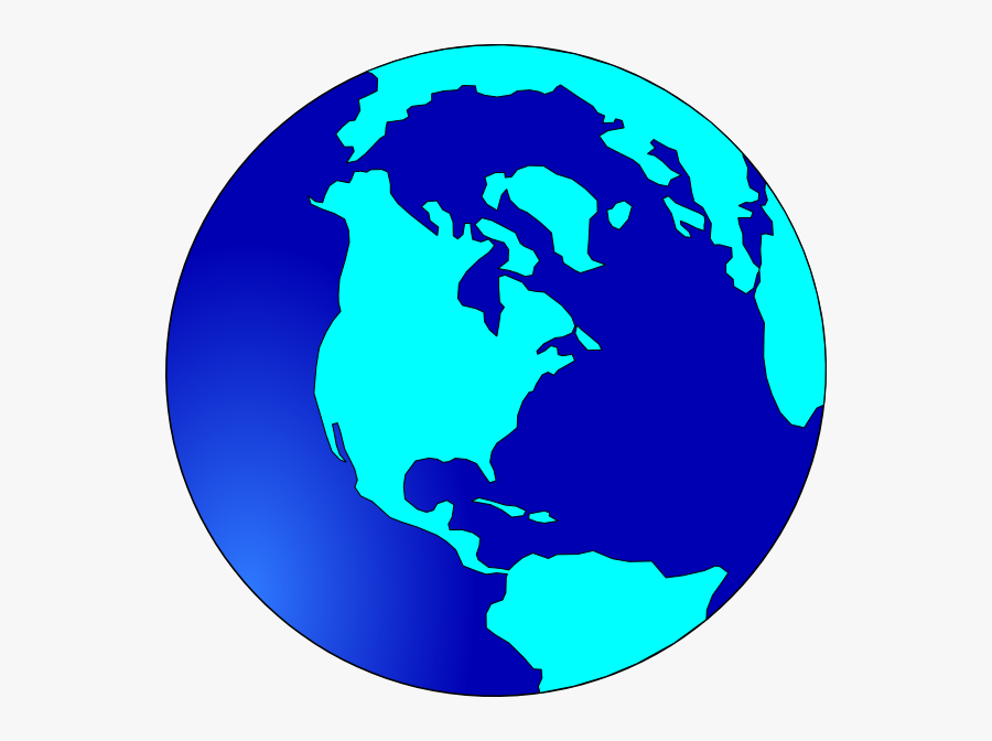 Transparent Earth Vector Png - World Map Round Png, Transparent Clipart