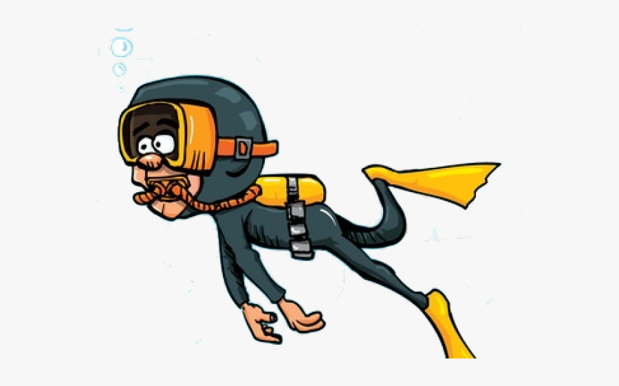 Cartoon Scuba Diver Pictures - Cartoon Scuba Diver, Transparent Clipart