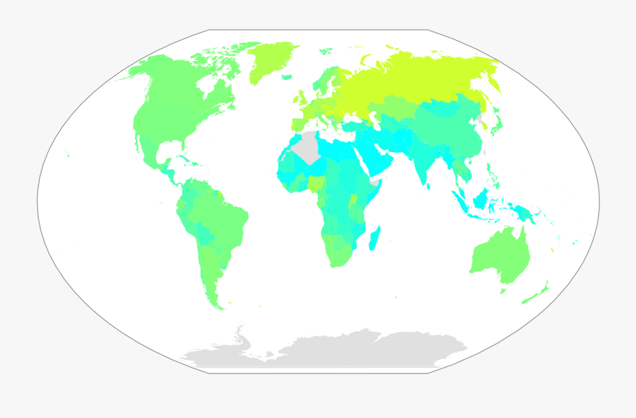 Earth Map Black And White Clipart , Png Download - Most Learned Languages On Duolingo, Transparent Clipart