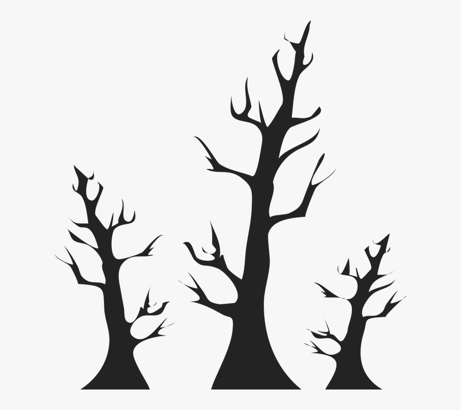 Trees, Arbor, Earth Day, Black, Plant, Earth - Hari Bumi Vektor Png, Transparent Clipart