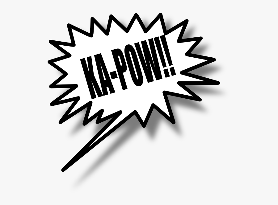 Picture Free Stock Pow Vector Kapow - Star Burst Clip Art, Transparent Clipart