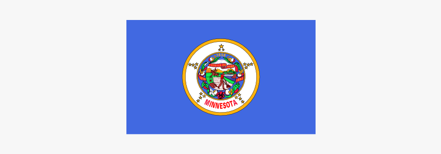 Free Vector Us Minnesota Flag Clip Art - Small Picture Of The Minnesota Flag, Transparent Clipart