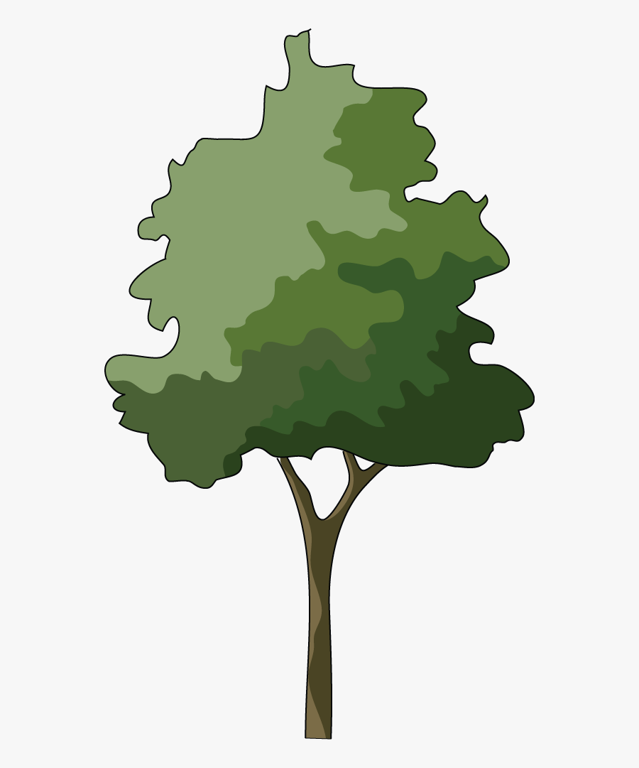 Branch Japanese Maple Tree Clip Art - Simple Tree For Photoshop, Transparent Clipart
