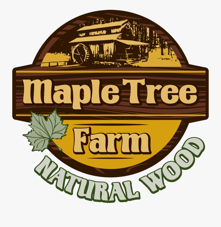 Maple Syrup Farm Logo, Transparent Clipart
