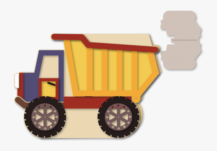 Dump Truck A7 Card - Wagon, Transparent Clipart