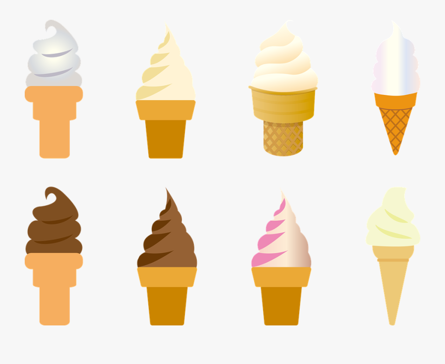 Ice Cream Cone, Transparent Clipart