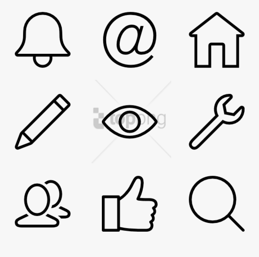 Line Art,text,line,font,black And Book,clip - Icons For Web Png, Transparent Clipart