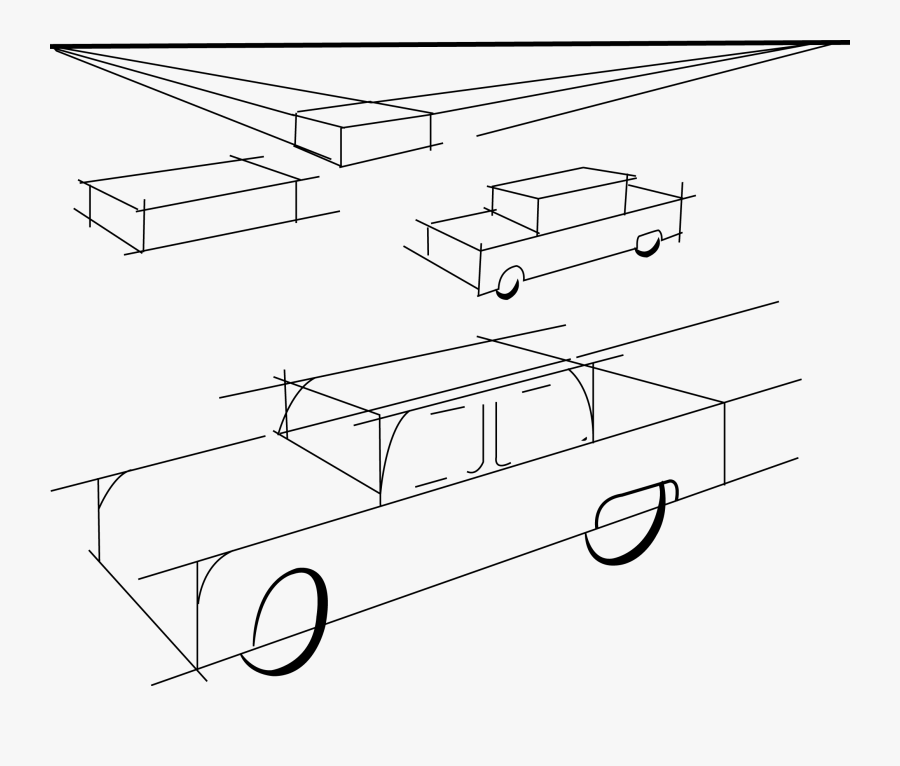 Avail Free Training On Automotive Sketching Course - Car Perspective Drawing, Transparent Clipart