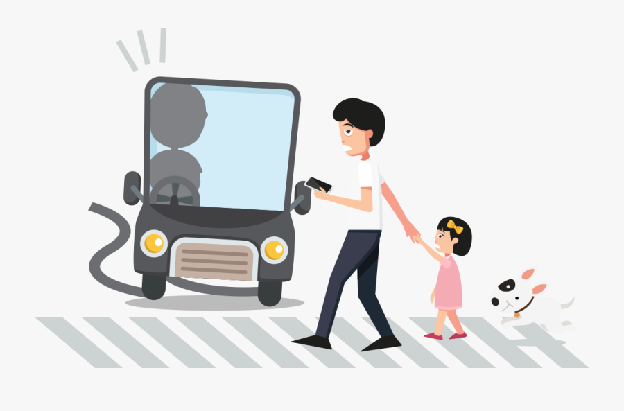 Causes Of Road Accidents Animated, Transparent Clipart