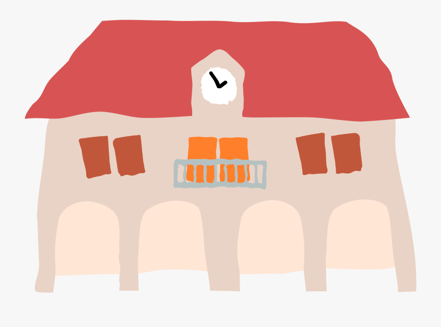 Crooked Town Hall 1 Clip Arts - Post Office Vector Clipart, Transparent Clipart