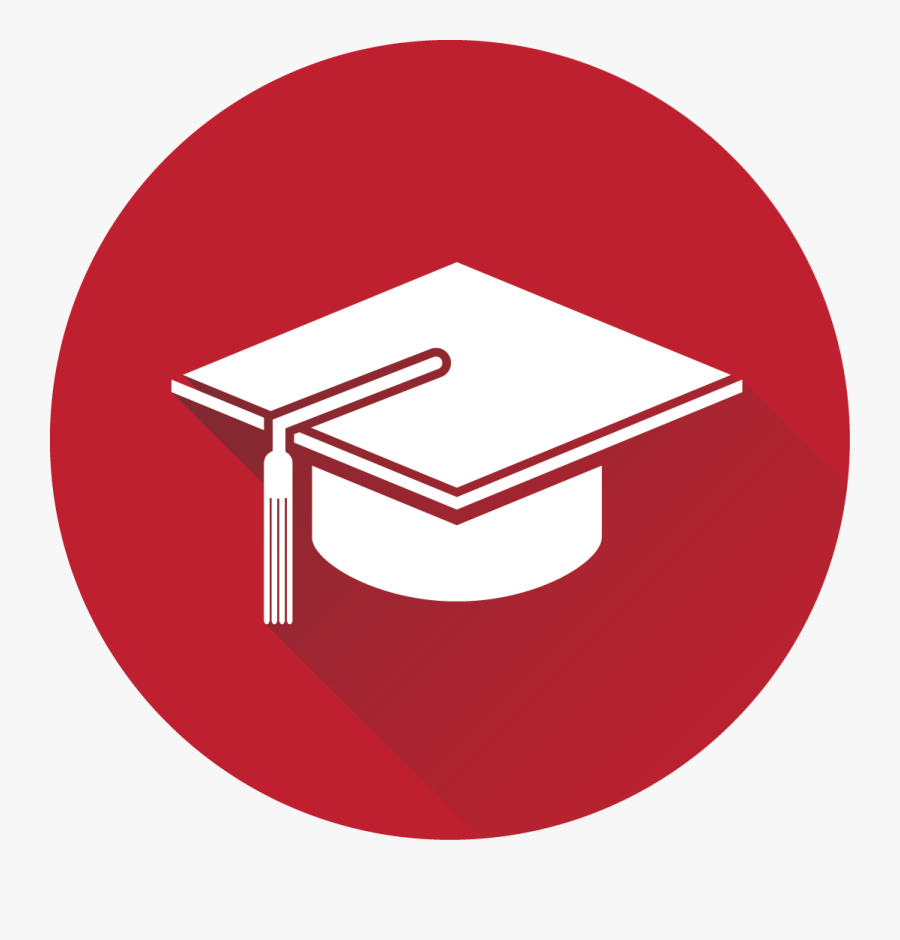 Academics - Education Icon Red Png, Transparent Clipart