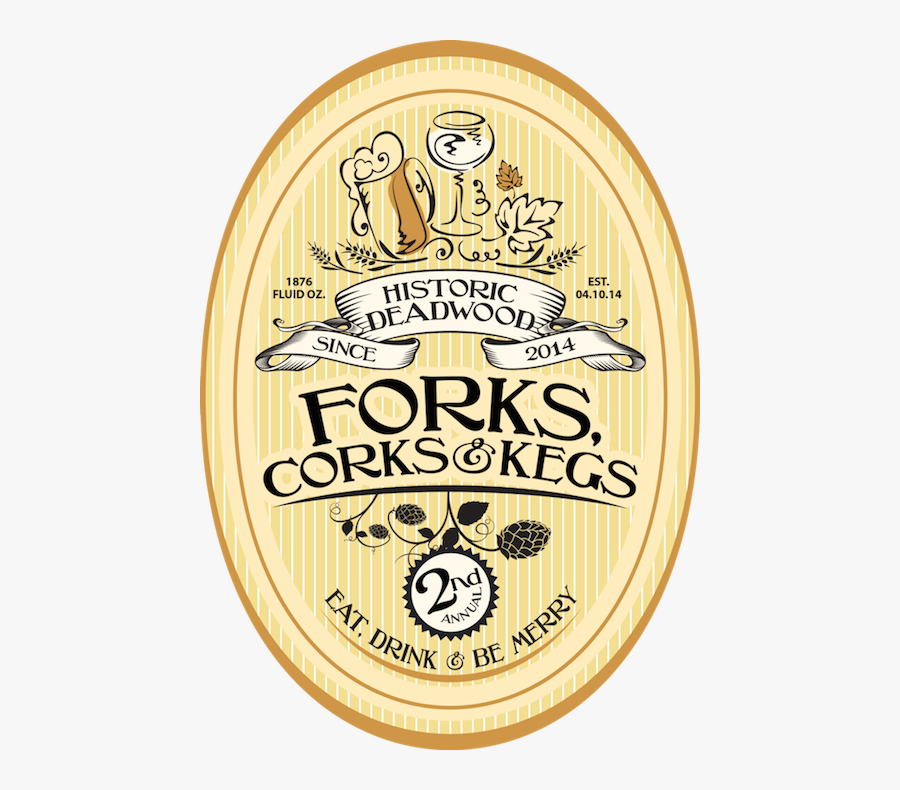 Corks&kegs Oval Color - Calligraphy, Transparent Clipart