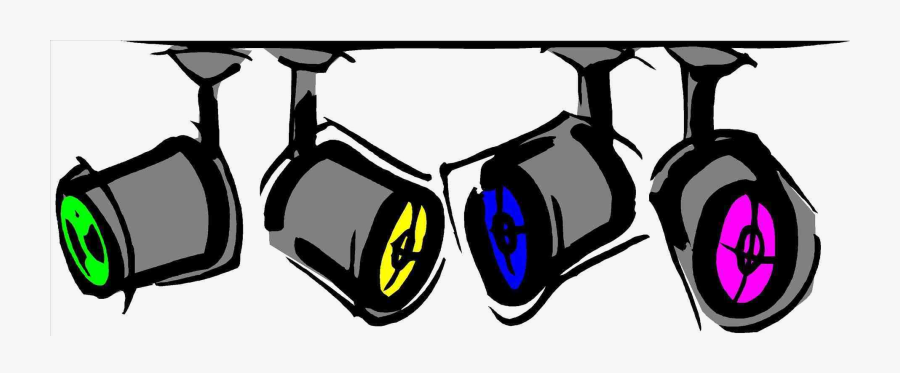 Stage Lights Play Pencil And In Color Clipart Transparent - Stage Lights Color Clipart, Transparent Clipart
