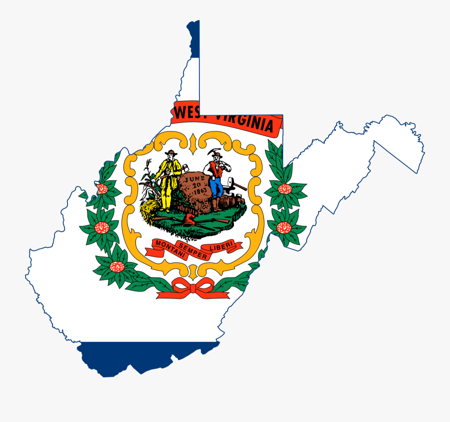 Original West Virginia State Flag, Transparent Clipart