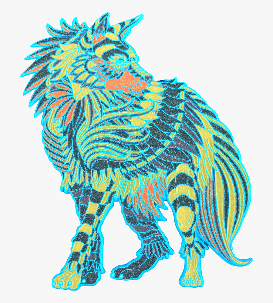 Tropi-coal Hyena - Illustration, Transparent Clipart