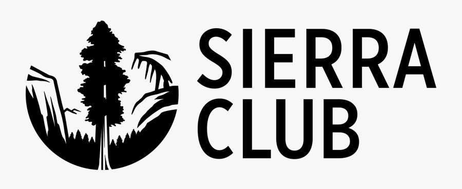 Sierra Club Logo Black And White, Transparent Clipart