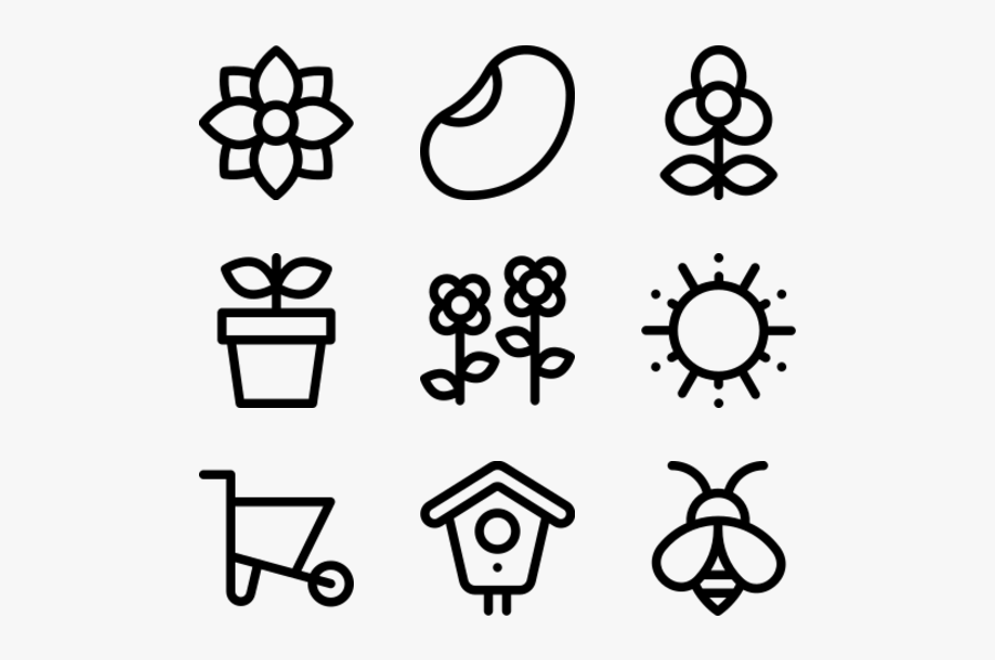 Gardening - Hand Drawn Icon Png, Transparent Clipart