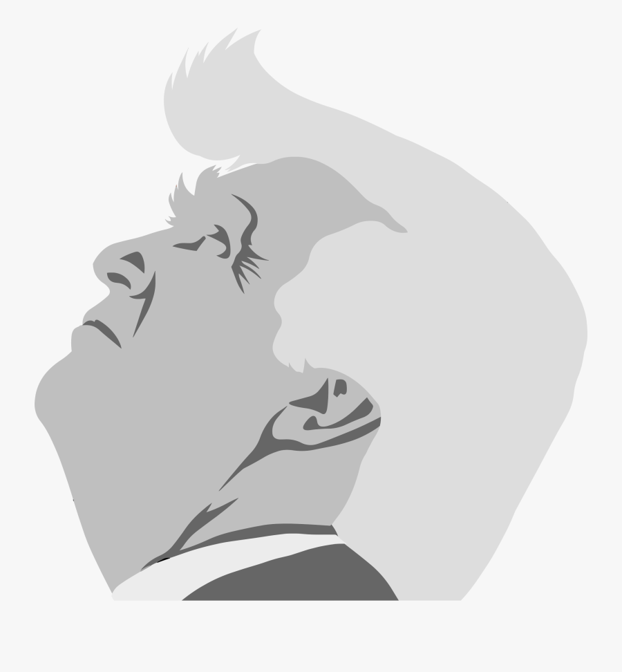 Clipart Library Grayscale Profile Big Image Png - Impeachment Power House Drawing Drawing, Transparent Clipart