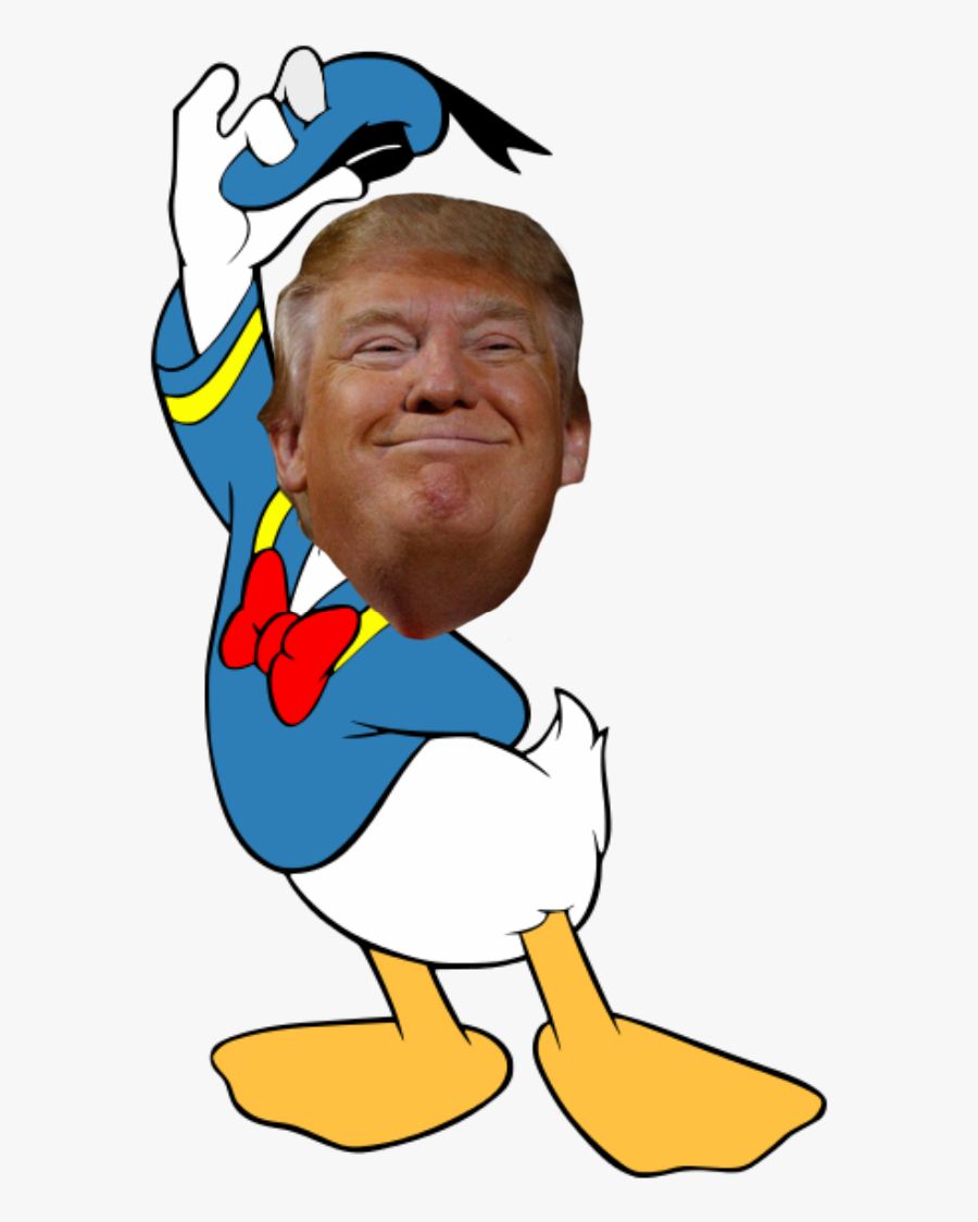 President Trump - Donald Trump As Donald Duck, Transparent Clipart