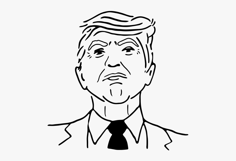 Donald Trump Rubber Stamp Stampmore - Donald Trump En Dibujo, Transparent Clipart