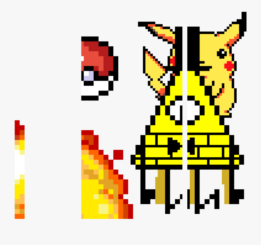 Omg Bill Kills Pikachu - Pixel Art Terraria Weapons, Transparent Clipart
