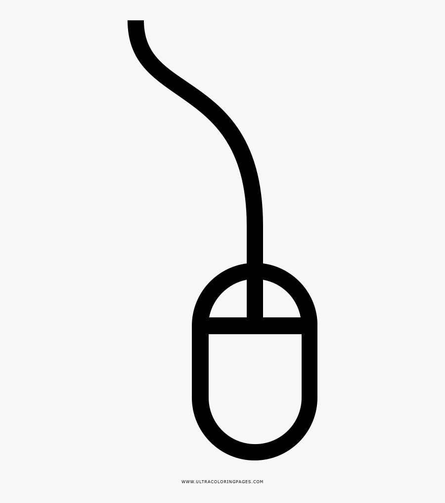 Computer Mouse Coloring Page Clipart , Png Download , Free Transparent