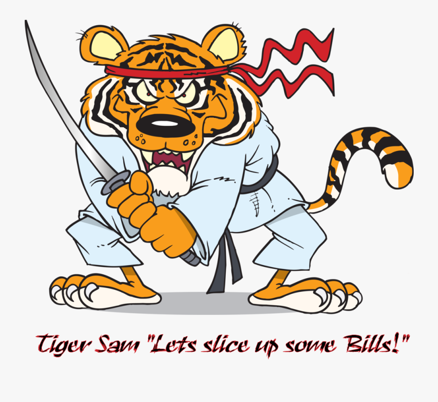 Home Natural Gas - Karate Tiger, Transparent Clipart